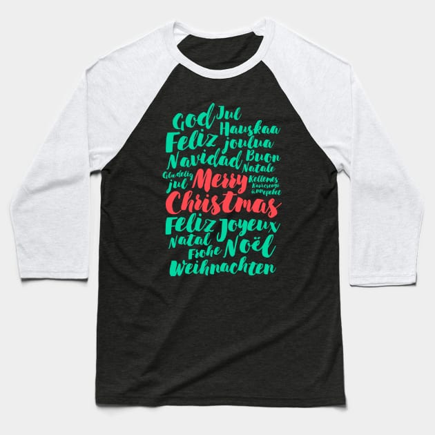 Merry Christmas! Baseball T-Shirt by whatafabday